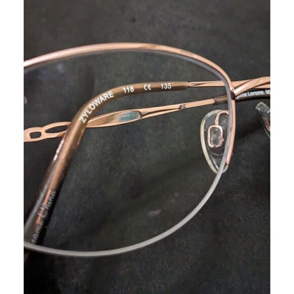 Sophia Loren M201 Women's Semi Rimless Metal Eyeglasses Frames Only‎ - Picture 3 of 8